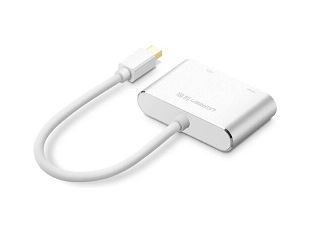 محول uGreen Mini DisplayPort إلى HDMI+VGA محول uGreen Mini DisplayPort إلى HDMI+VGA